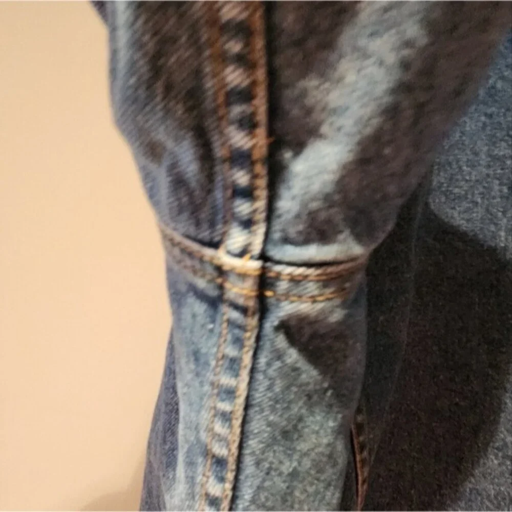 Vintage Giordano Blues Jean Sherpa Mens Xs, Womens Medium EUC‎ Cotton